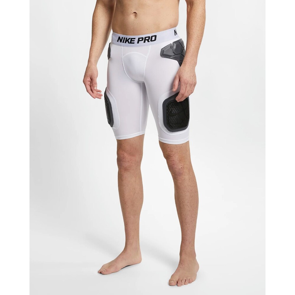 Nike Pro HyperStrong Football Padded Shorts Men's Large White Black (AQ2732-100)